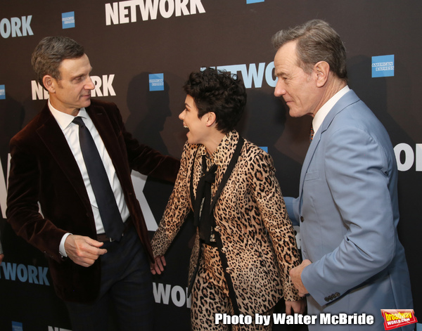 Tony Goldwyn, Tatiana Maslany and Bryan Cranston Photo