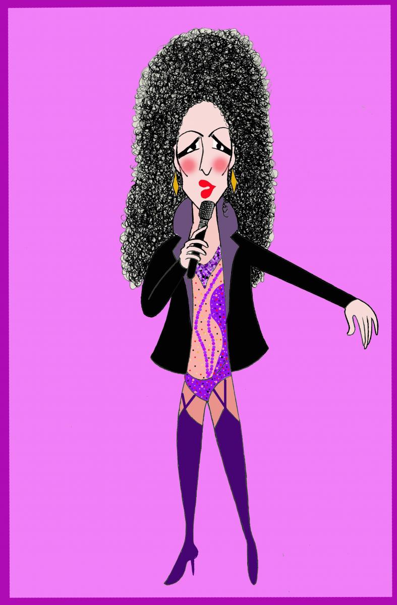 BWW Exclusive: Ken Fallin Draws the Stage - Stephanie J. Block in THE CHER SHOW! Image