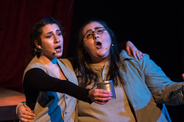 Helena Tafuri and Ava Mascena  in FUTURITY at The Wilbury Theatre Group, directed by  Photo