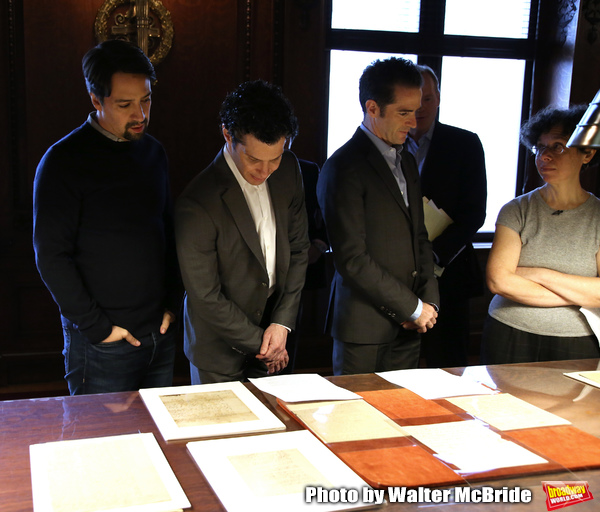 Exclusive Photo Coverage: HAMILTON Creatives Visit the Library of Congress Image