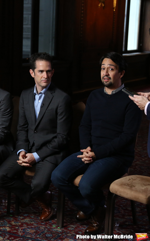 Andy Blankenbuehler and Lin-Manuel Miranda Photo