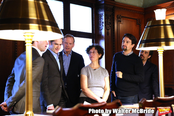 Exclusive Photo Coverage: HAMILTON Creatives Visit the Library of Congress Image