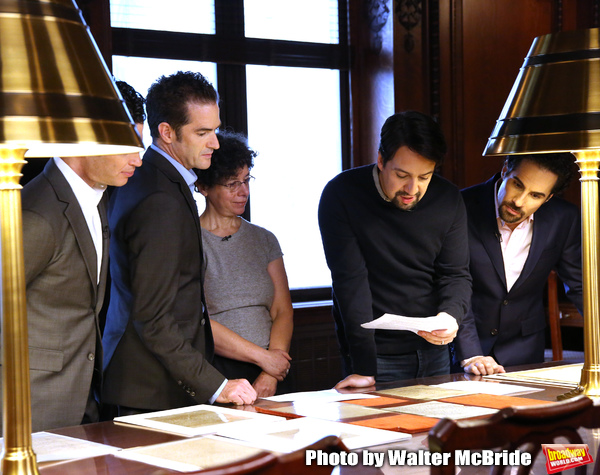 Exclusive Photo Coverage: HAMILTON Creatives Visit the Library of Congress Image