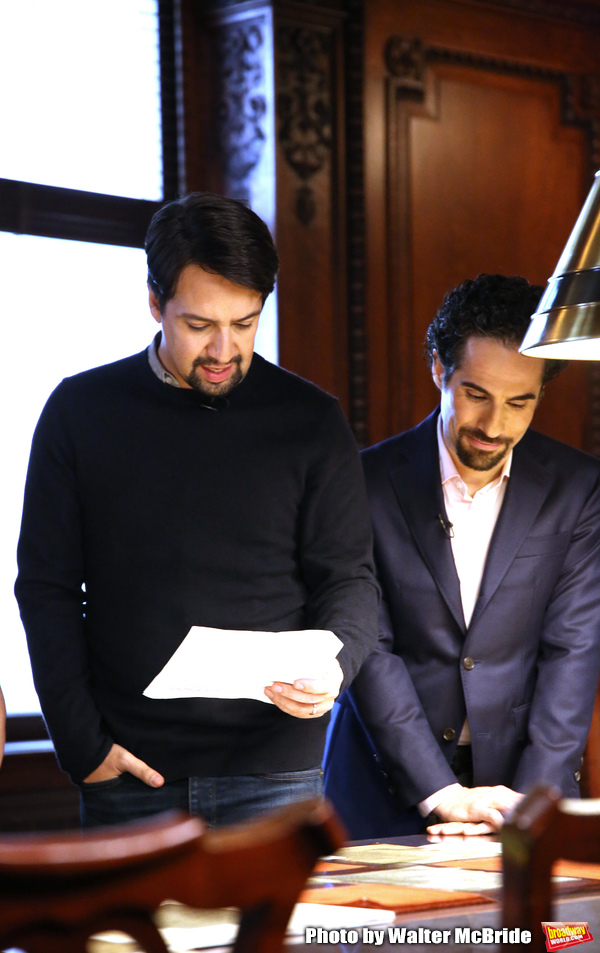 Exclusive Photo Coverage: HAMILTON Creatives Visit the Library of Congress Image