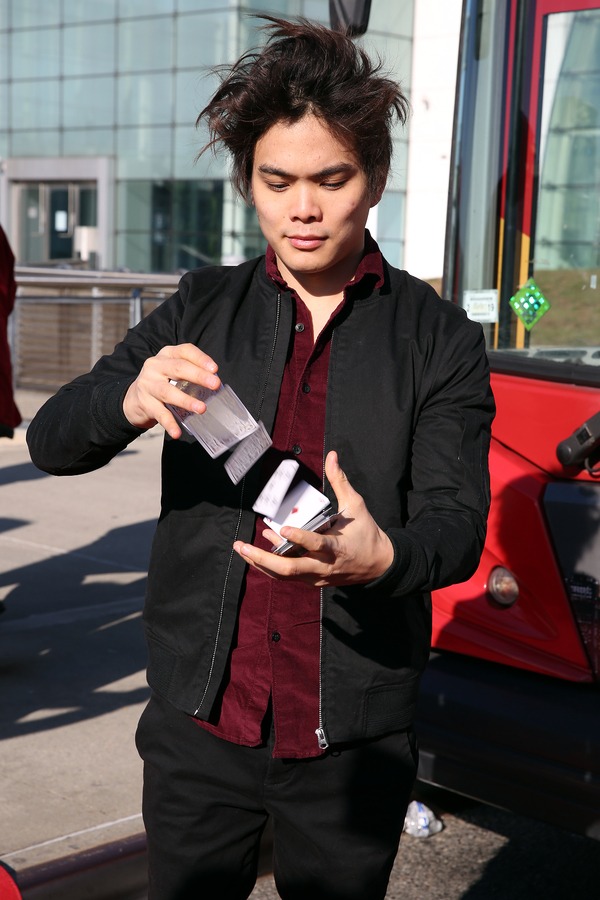 Photo Flash: America's Got Talent Winner & THE ILLUSIONISTS Star Shin Lim Ride of Fame Induction Ceremony Image