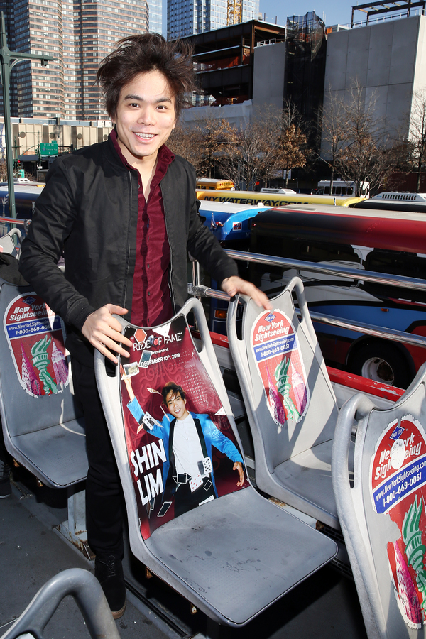 Photo Flash: America's Got Talent Winner & THE ILLUSIONISTS Star Shin Lim Ride of Fame Induction Ceremony Image