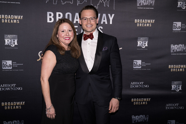 Broadway Dreams Co-Chairs Elizabeth Faulkner and Adam Sansiveri Photo