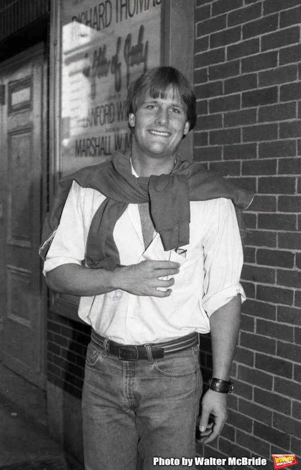 Jeff Daniels after a performance in "Fifth of July" on July 18, 1981 at The New Apoll Photo