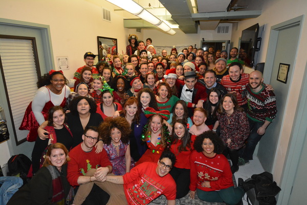 The 11th Annual Joe Iconis Christmas Extravaganza with it's small cast! Photo