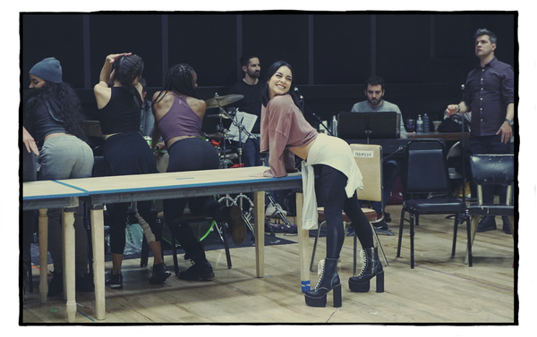 Photo Flash: See Vanessa Hudgens, Jordan Fisher During Rehearsals for RENT LIVE Image