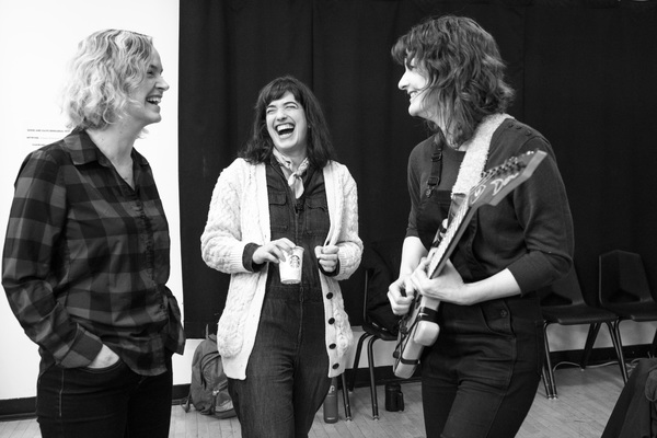 Margot Bordelon (Director), Megan Hill (Dave) and Amy Staats (Playwright, Eddie) Photo