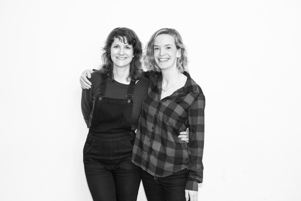 Amy Staats (Playwright, Eddie) and Margot Bordelon (Director)  Photo