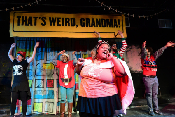 Photo Flash: Barrel Of Monkeys' THAT'S WEIRD, GRANDMA Rings In The Holidays Through December 22 Image