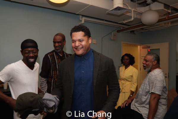 Photo Flash: Backstage With The Cast Of August Wilson's KING HEDLEY II At Two River Theater 