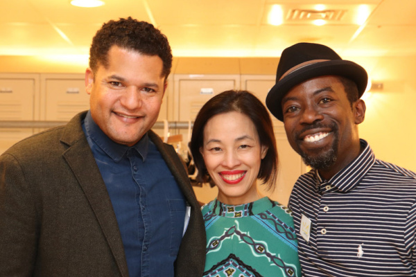 Brandon J. Dirden, Lia Chang and Charlie Hudson III Photo