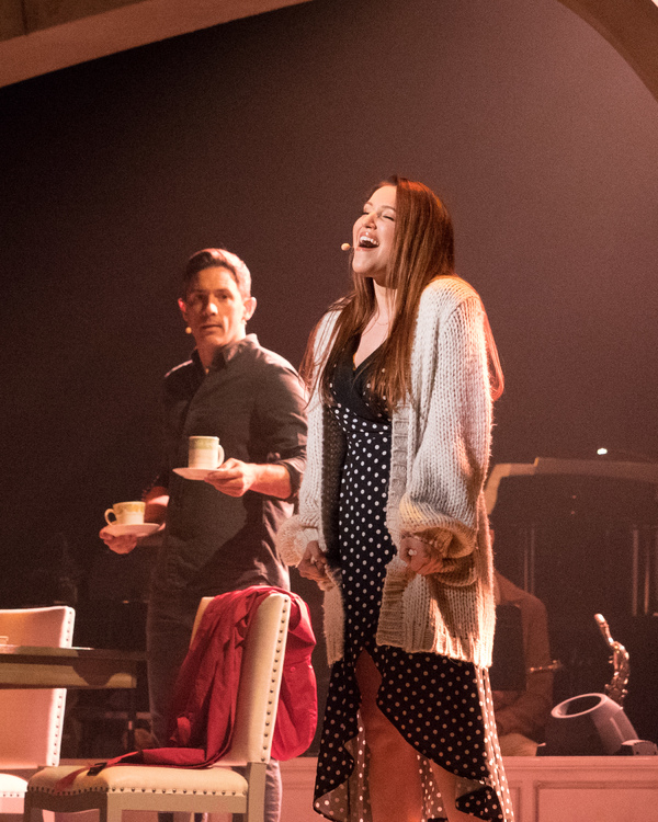 Steve Kazee and Olivia Kuper Harris at 