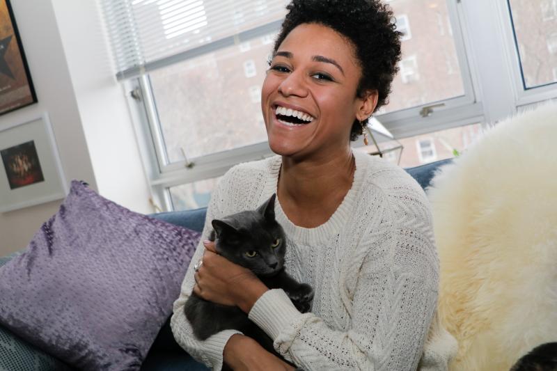 Pets Of Broadway: Meet Ariana DeBose's Lil Cheerleaders, Freddy & Izzy! Image