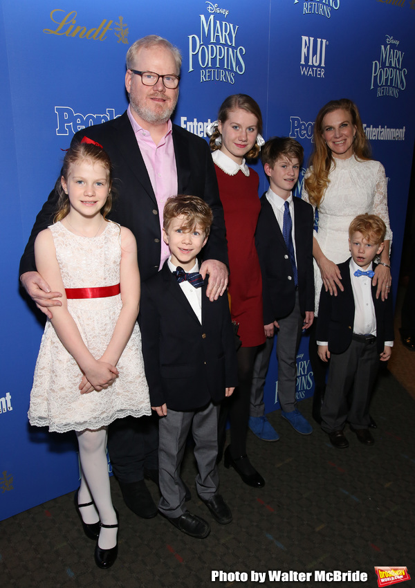 Jim Gaffigan and family Photo