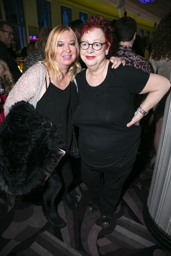 Debbie Isett (Author/Director) and Jo Brand (The Critic) Photo