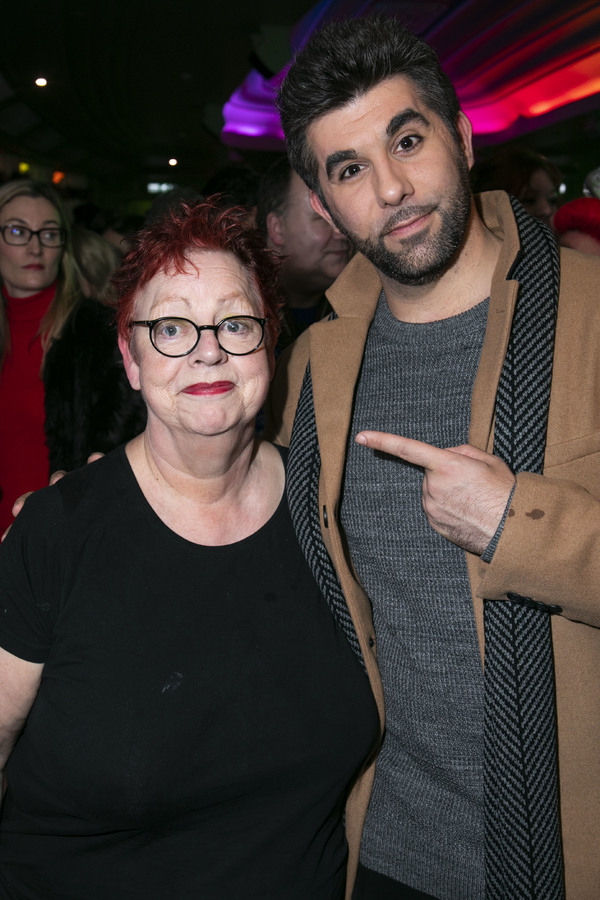 Jo Brand (The Critic) and Simon Lipkin (Mr Poppy) Photo