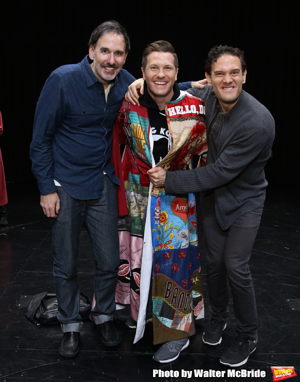 Erik Lochtefeld, Marty Lawson and Eric William Morris during the Broadway Opening Nig Photo