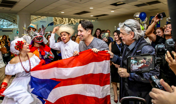 Photo Flash: Lin-Manuel Miranda Arrives In Puerto Rico For HAMILTON Image