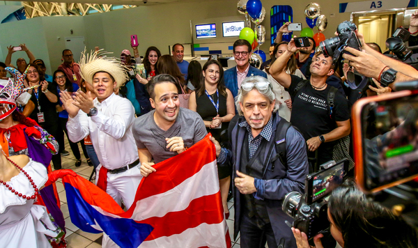 Photo Flash: Lin-Manuel Miranda Arrives In Puerto Rico For HAMILTON Image