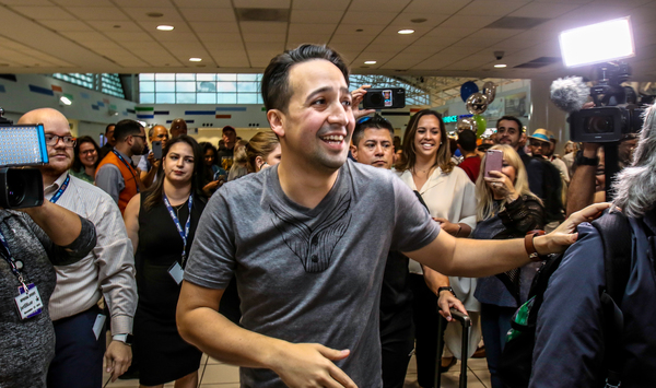 Photo Flash: Lin-Manuel Miranda Arrives In Puerto Rico For HAMILTON Image