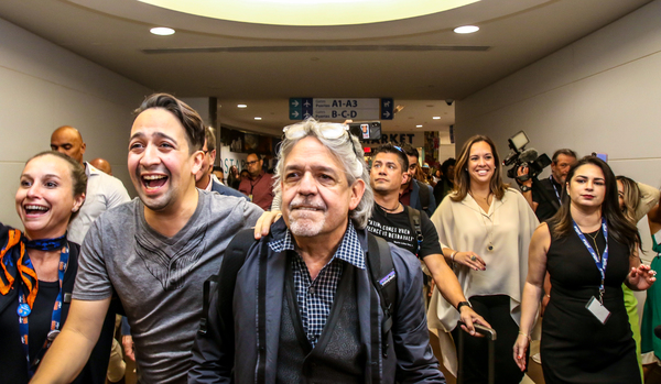 Photo Flash: Lin-Manuel Miranda Arrives In Puerto Rico For HAMILTON Image