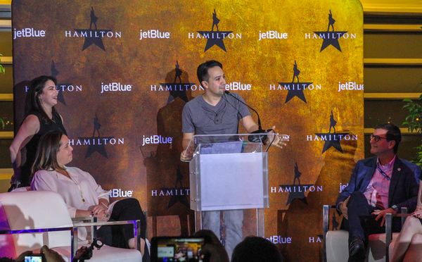 Photo Flash: Lin-Manuel Miranda Arrives In Puerto Rico For HAMILTON Image