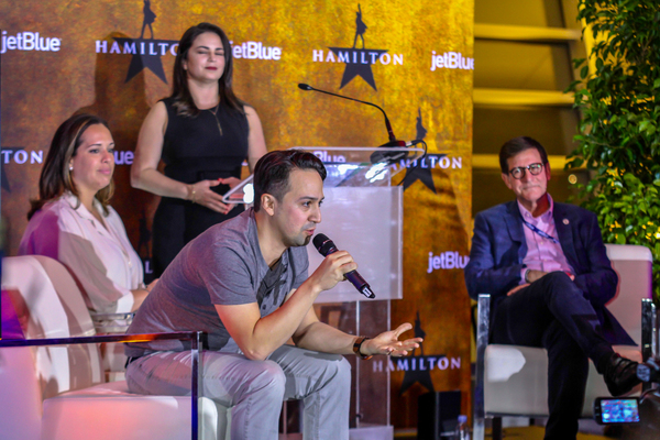 Photo Flash: Lin-Manuel Miranda Arrives In Puerto Rico For HAMILTON Image