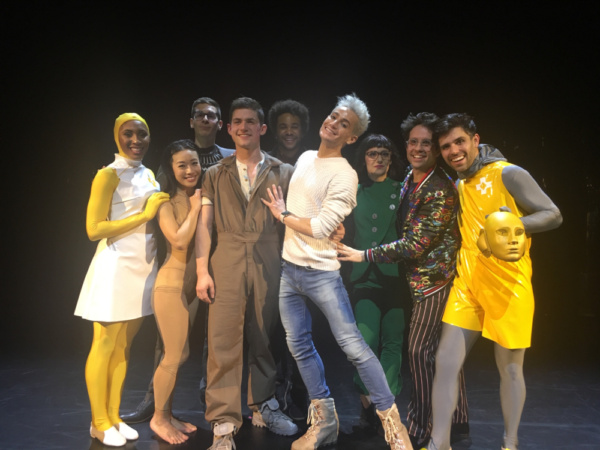 Photo Flash: Frankie Grande Visits THE GIRL WITH THE ALKALINE EYES 