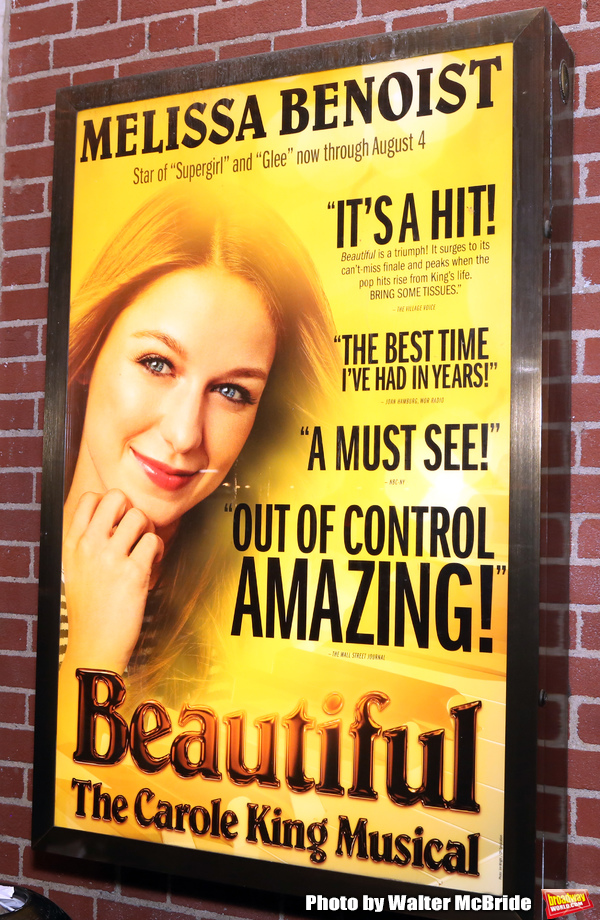 Theatre Marquee for Melissa Benoit during her Opening Night debut in 'Beautiful-The C Photo