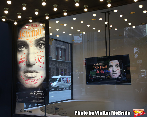 Theatre Marquee for Idina Menzel starring in The Roundabout Theatre Company productio Photo
