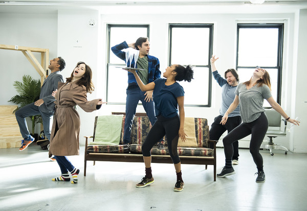 Photo Flash: In Rehearsal with Roundabout's MERRILY WE ROLL ALONG Image