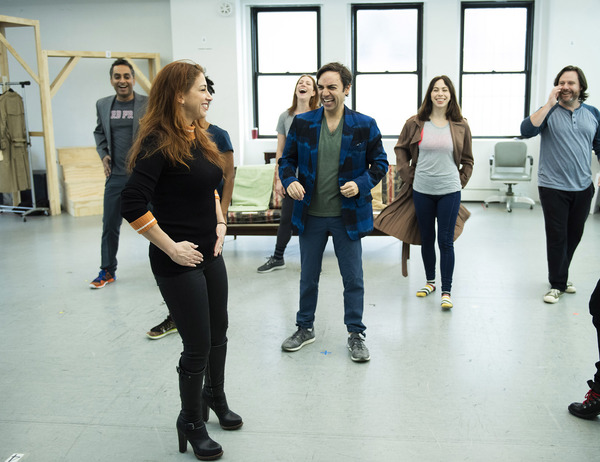 Photo Flash: In Rehearsal with Roundabout's MERRILY WE ROLL ALONG Image