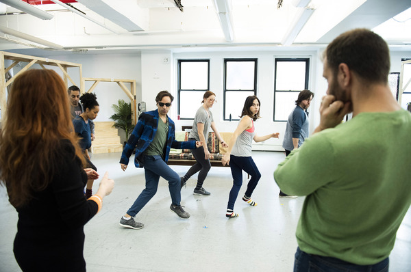 Photo Flash: In Rehearsal with Roundabout's MERRILY WE ROLL ALONG Image