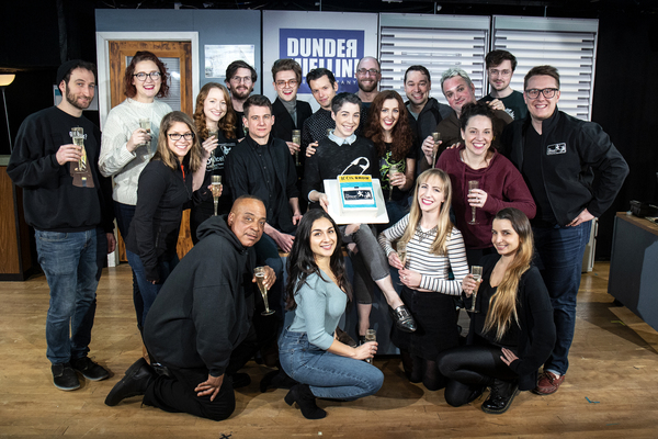 Photo Flash: THE OFFICE; A MUSICAL PARODY Celebrates 100 Performances Off-Broadway Image