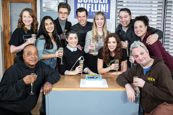 Photo Flash: THE OFFICE; A MUSICAL PARODY Celebrates 100 Performances Off-Broadway Image