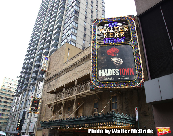 Theatre Marquee unveiling for â€œHadestown