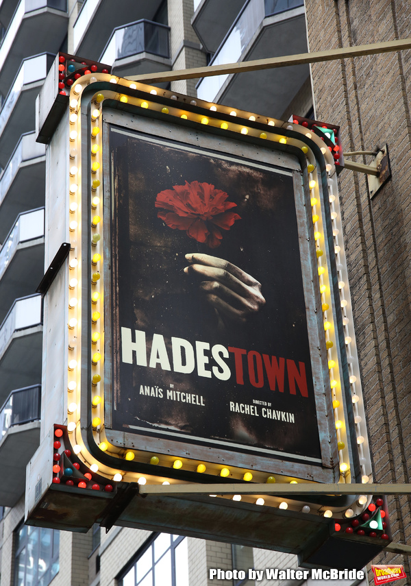Theatre Marquee unveiling for â€œHadestown