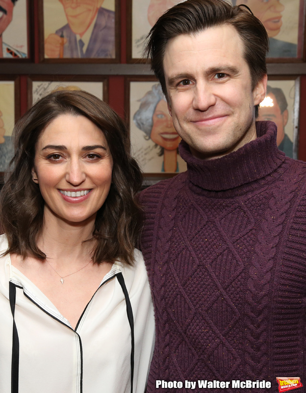 Photo Coverage: Sara Bareilles And Gavin Creel Meet The Press Before Their Shift In WAITRESS Image