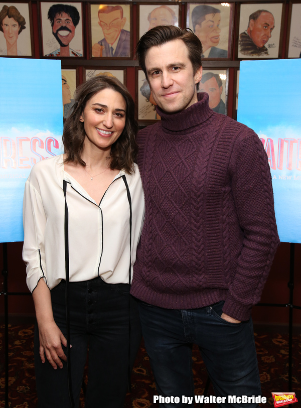 Photo Coverage: Sara Bareilles And Gavin Creel Meet The Press Before Their Shift In WAITRESS Image
