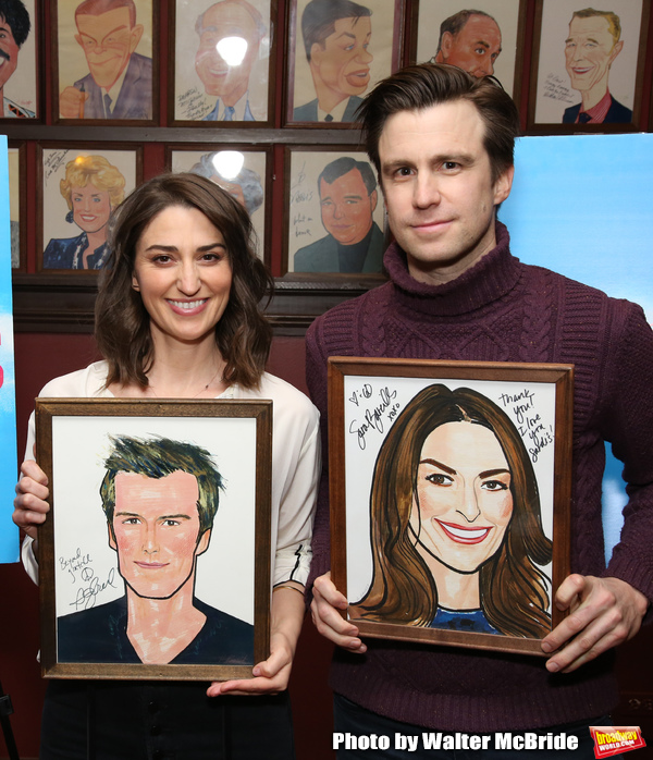 Photo Coverage: Sara Bareilles And Gavin Creel Meet The Press Before Their Shift In WAITRESS 