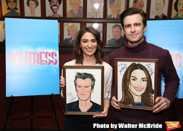 Photo Coverage: Sara Bareilles And Gavin Creel Meet The Press Before Their Shift In WAITRESS Image