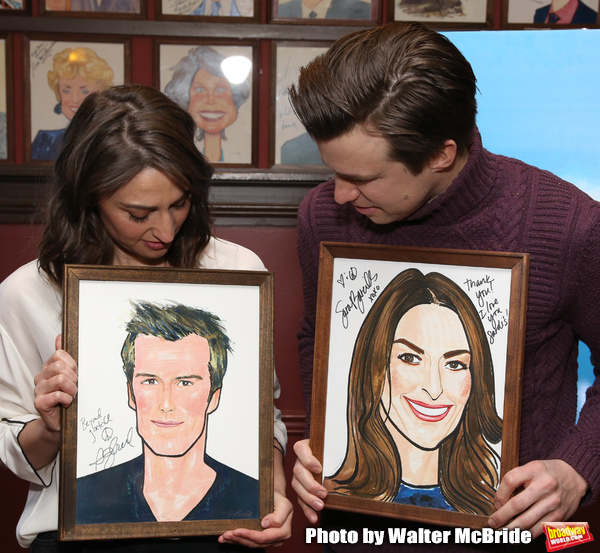 Photo Coverage: Sara Bareilles And Gavin Creel Meet The Press Before Their Shift In WAITRESS Image