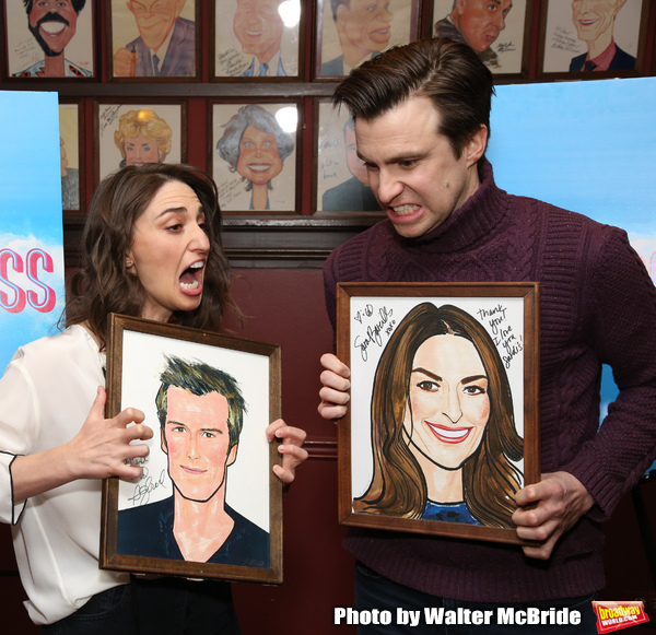 Photo Coverage: Sara Bareilles And Gavin Creel Meet The Press Before Their Shift In WAITRESS Image