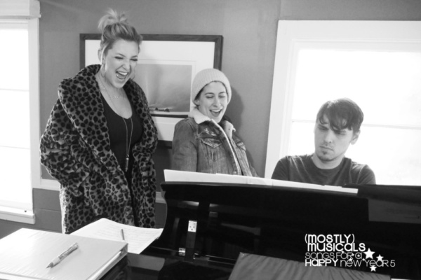 Photo Flash: In Rehearsal With The HAPPY Cast Of (mostly)musicals SongsforaHAPPYnewyear 5! Image