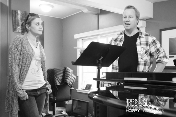 Photo Flash: In Rehearsal With The HAPPY Cast Of (mostly)musicals SongsforaHAPPYnewyear 5! Image