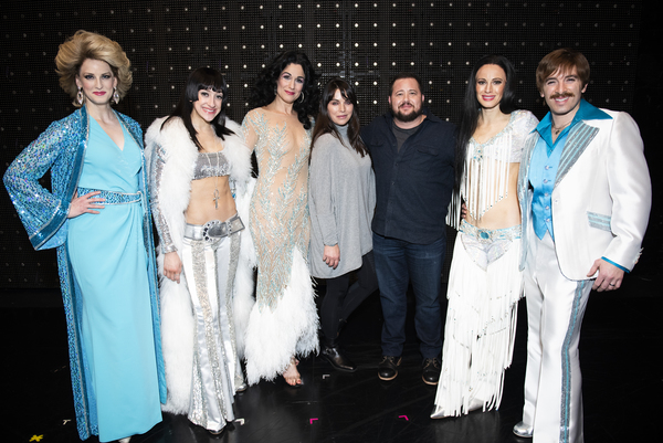 Chaz Bono, Shara Blue and the cast of The Cher Show Photo